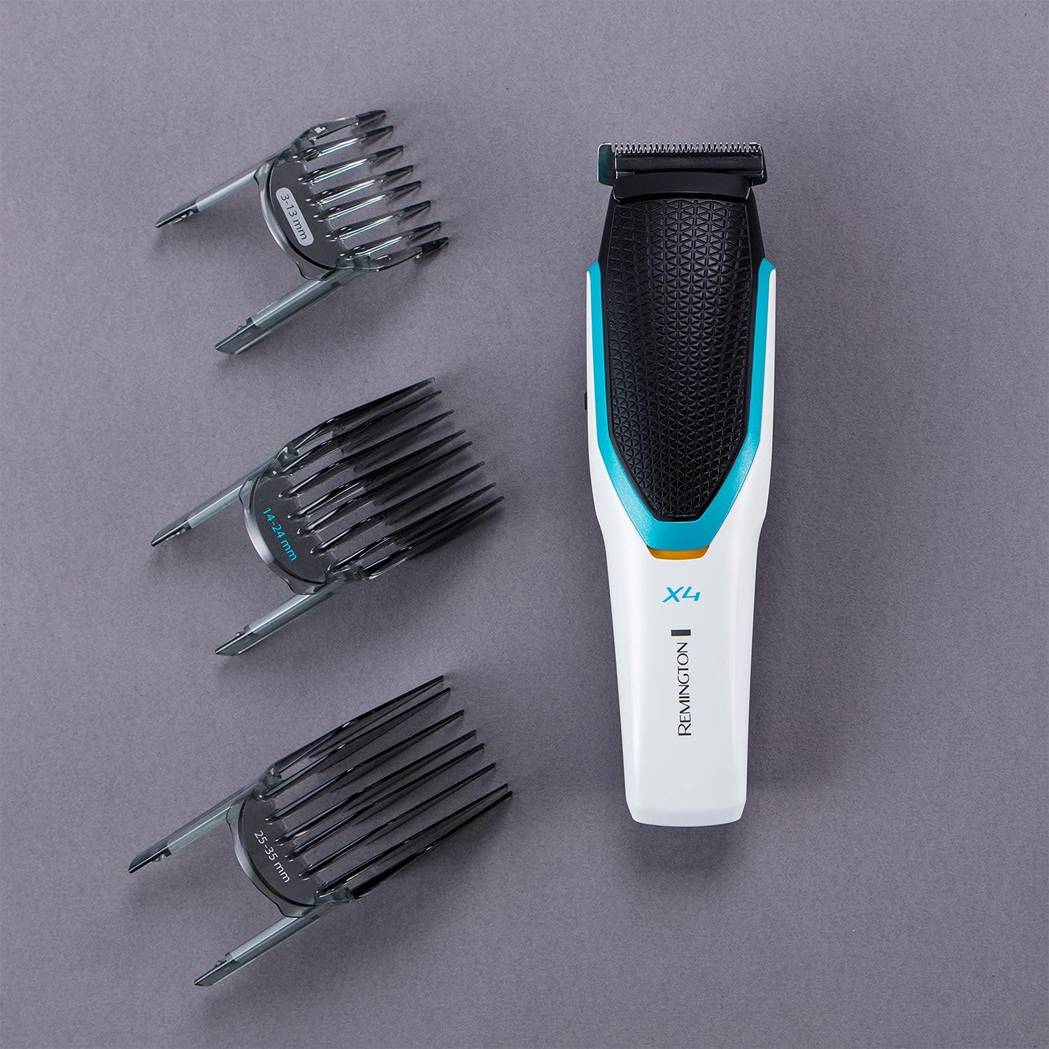 Remington X4 Power-X Hair Clippers - Cordless with Japanese Steel Blades and Precision Control Dial; Cuts from 0.5mm to 35mm HC4000