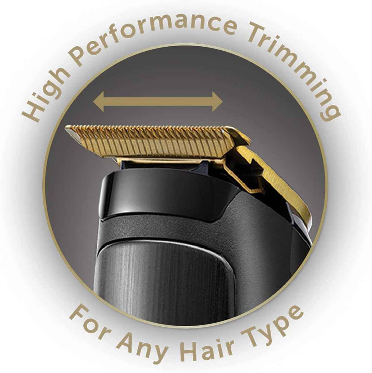 Remington T-Series Beard Trimmer and Hair Clipper Kit for Men (38mm T-Blade for Professional Cutting, Waterproof, Cordless, 5-Hour Runtime) MB7050