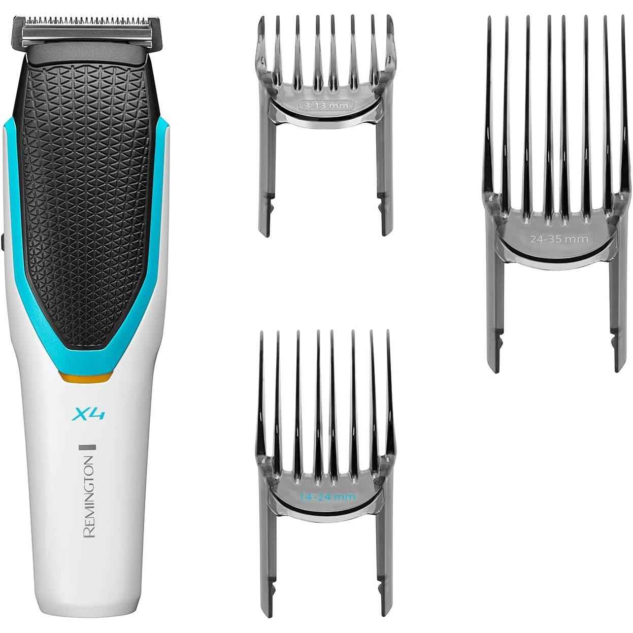 Remington X4 Power-X Hair Clippers - Cordless with Japanese Steel Blades and Precision Control Dial; Cuts from 0.5mm to 35mm HC4000
