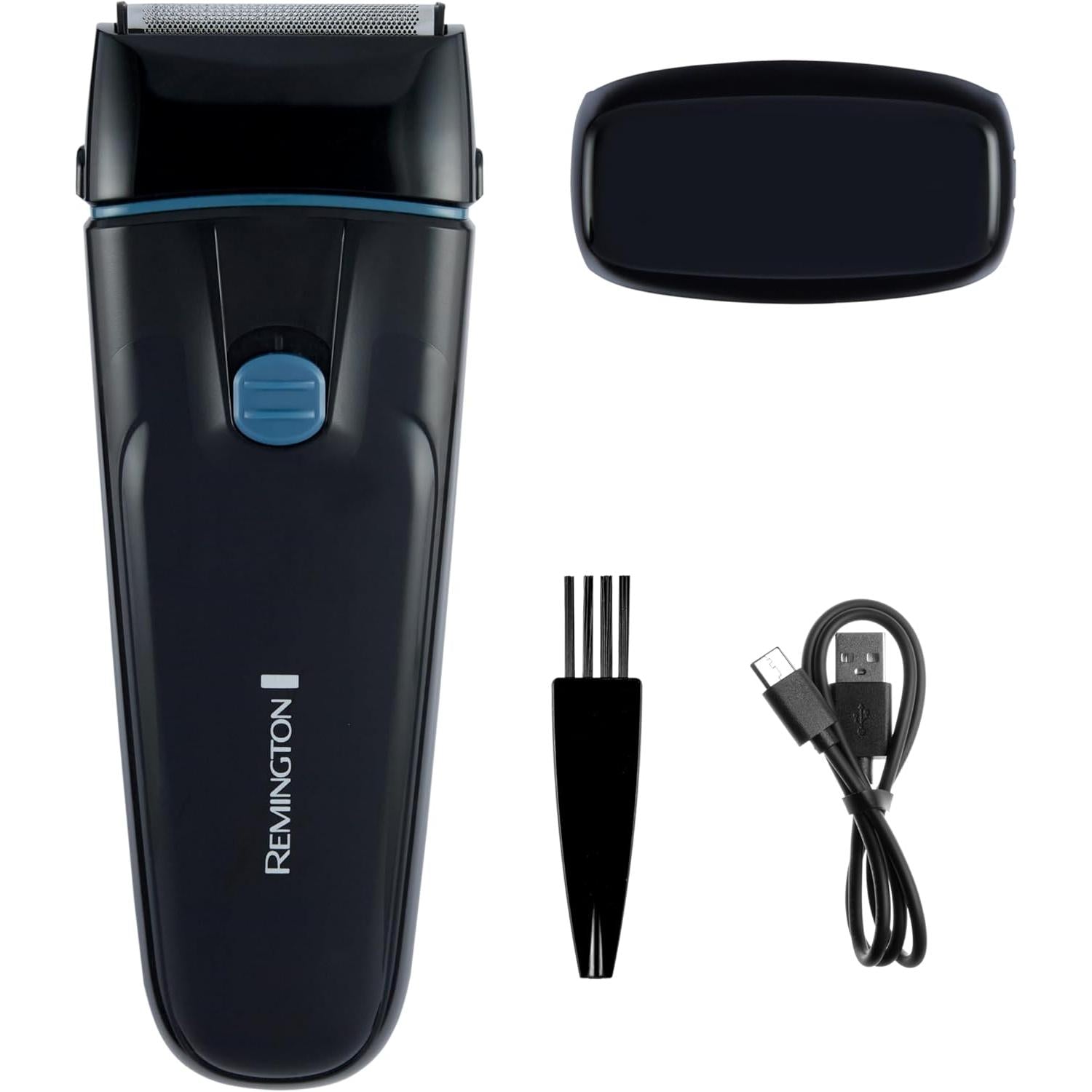 Remington Mens Electric Foil Shaver F1 (Pop-up Trimmer, 30 min Usage, Removable, Washable Blades, Cordless Usage, USB-C Charging, 100% Waterproof) F1000