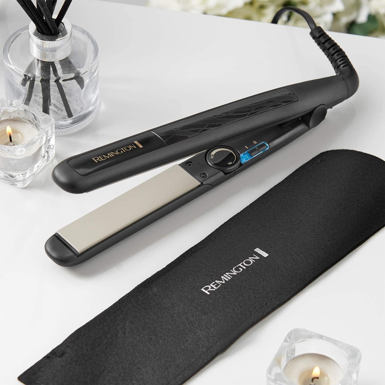 Remington Ceramic Straight 230 Hair Straighteners, 15 Seconds Heat Up Time with Variable Temperature Setting - S3500