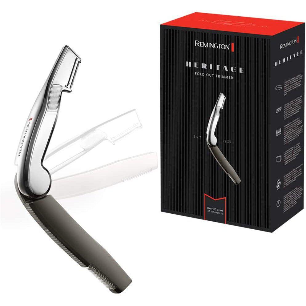 Remington MPT1000 Heritage Detail Beard Trimmer and Beard Comb, Silver