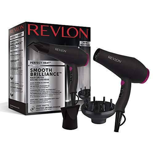 Revlon Perfect Heat Smooth Brilliance Ac Motor Hair Dryer RVDR5251UK - IONIC Technology