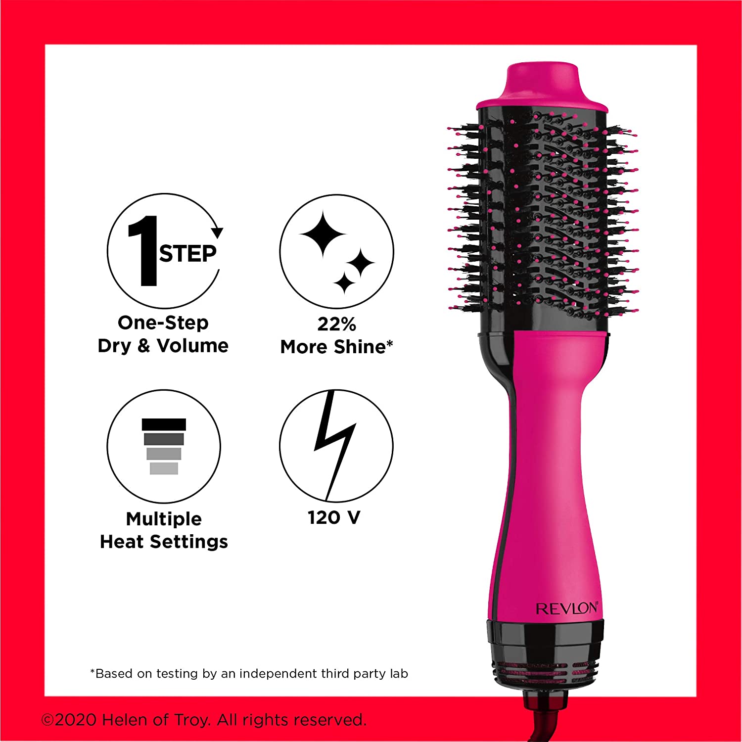 Revlon Salon One-Step Hair Dryer and Volumiser - New Pink Edition RVDR5222PUK