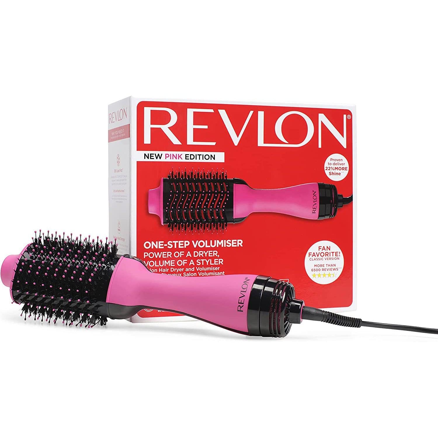 Revlon Salon One-Step Hair Dryer and Volumiser - New Pink Edition RVDR5222PUK