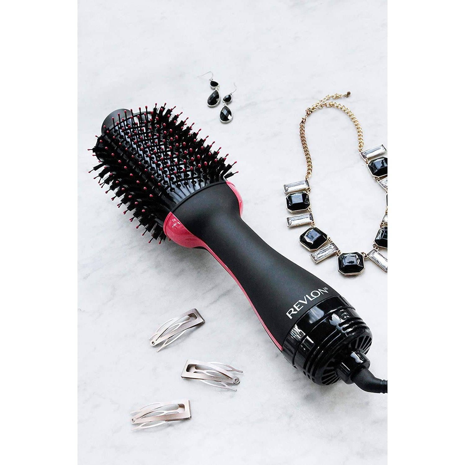 Revlon Salon One-Step Volumiser Hair Dryer and Volumizer with Genuine ION Generator - Black - RVDR5222UK2