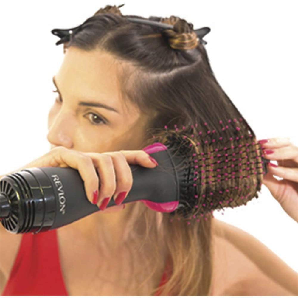 Revlon Salon One-Step Volumiser Hair Dryer and Volumizer with Genuine ION Generator - Black - RVDR5222UK2
