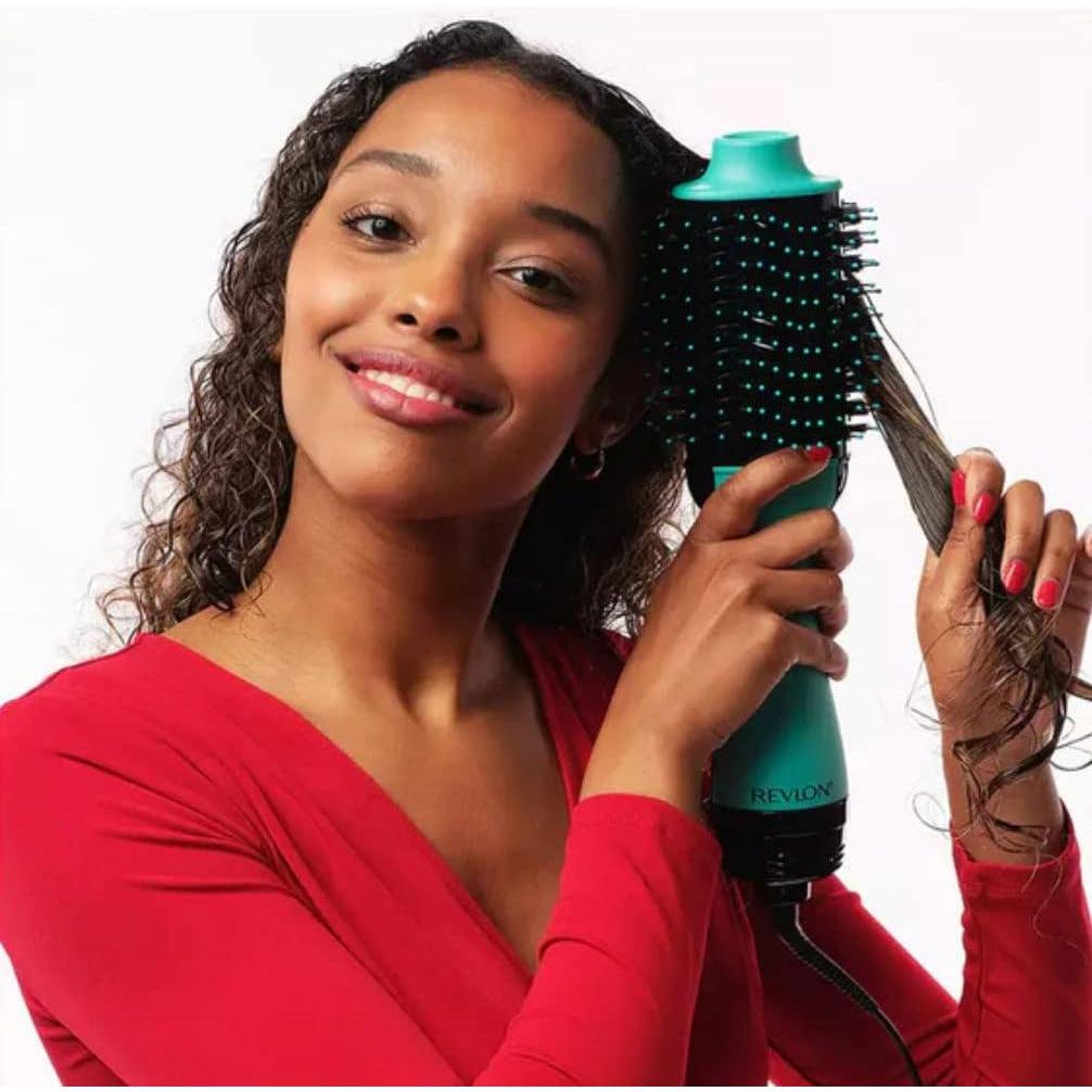 Revlon Salon One-Step Volumiser Hair Dryer and Volumizer with Genuine ION Generator - Teal Edition - RVDR5222TUK
