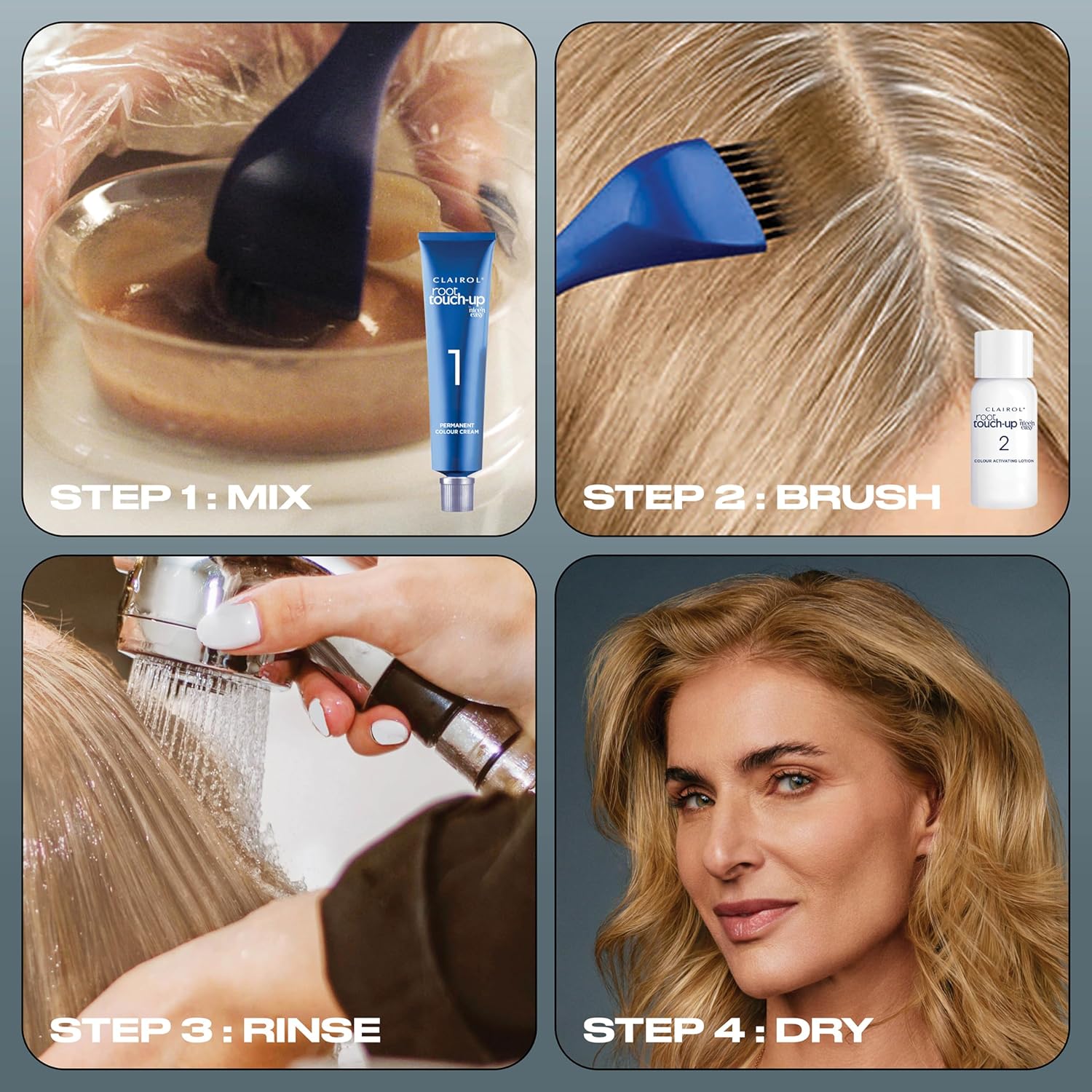 Clairol Root Touch-Up Extra Lift | For Blonde, Highlighted Hair or Balayage | Permanent Root Lightening Kit | Zero Bleach | Extra Lift | 1 Application