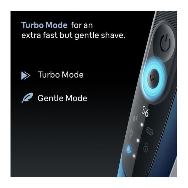 Braun Men's Series 6 62-B1200s Wet and Dry Electric Shaver w/ Travel Case - Blue