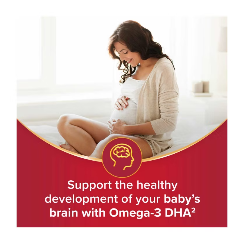 Seven Seas Pregnancy Vitamins with Omega-3 DHA and Advanced* Folic Acid - Duo Pack - 28 Capsules + 28 Tablets