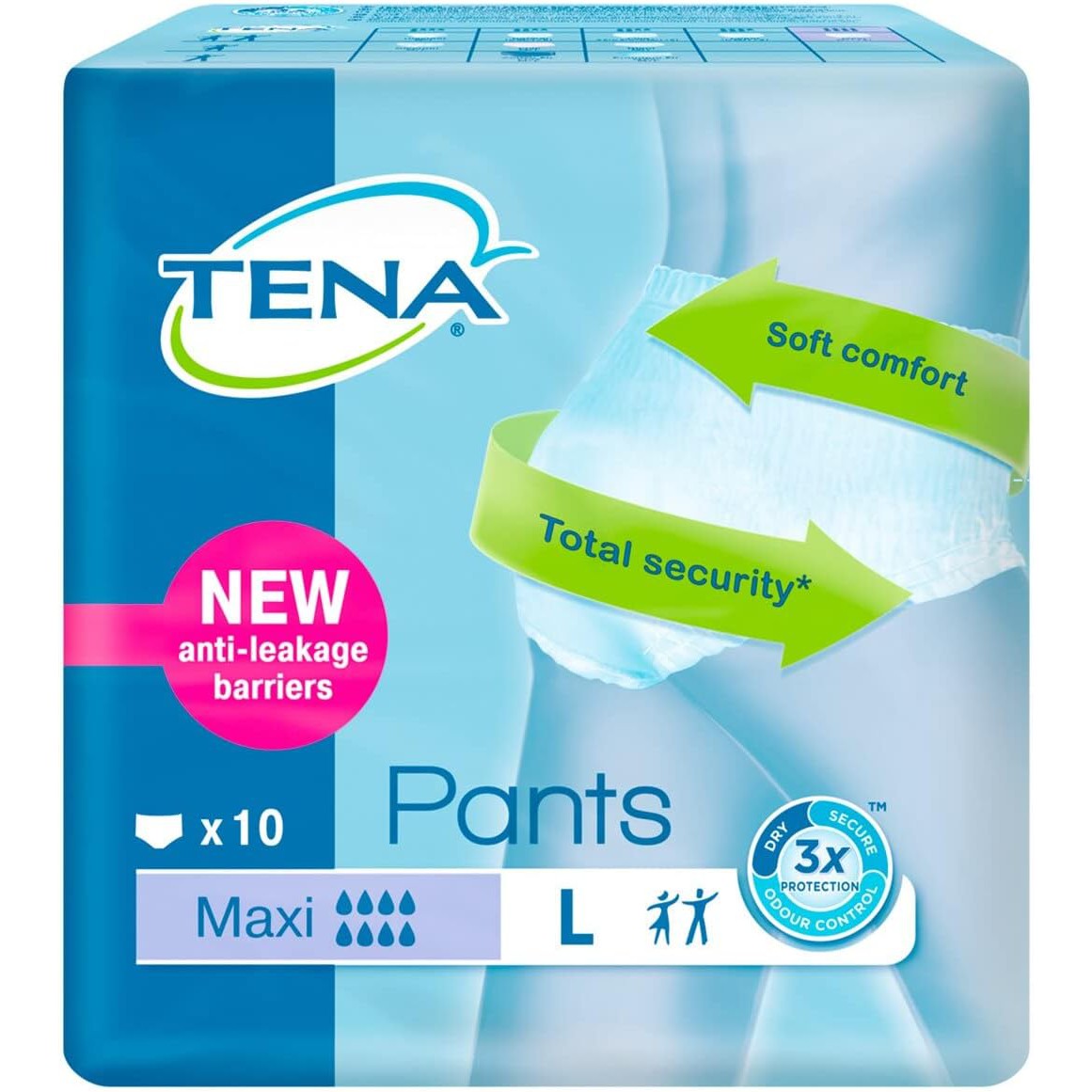 Tena Unisex Pants Maxi Large 10