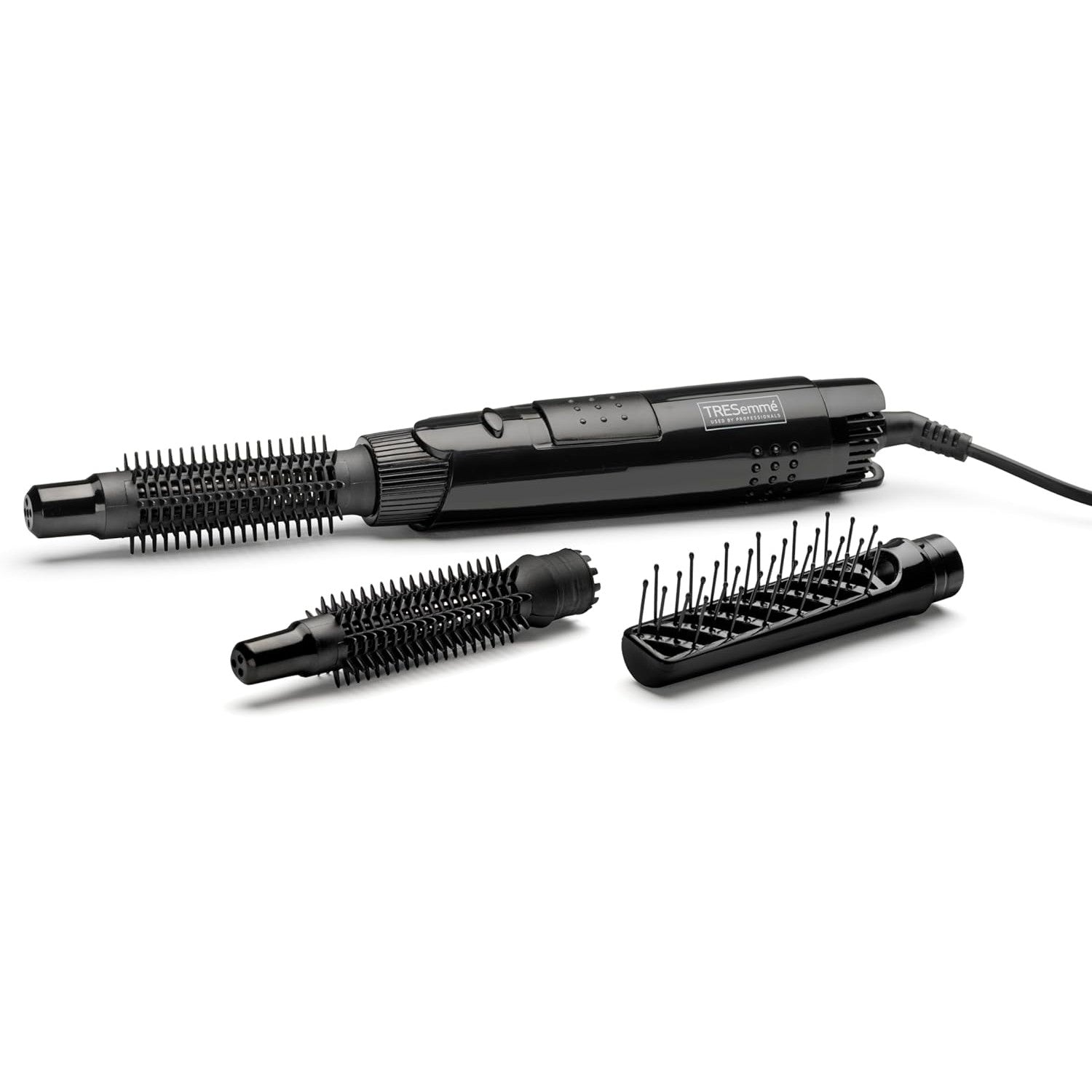 TRESemme Full Finish Hot Air Styler with 3 Brushes, Black