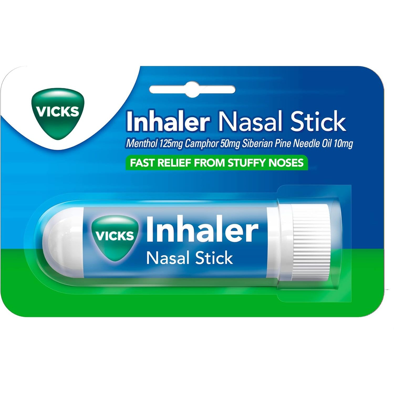 Vicks Inhaler For Cold And Cough, Fast Relief From A Stuffy Nose, Decongestant For Blocked Nose