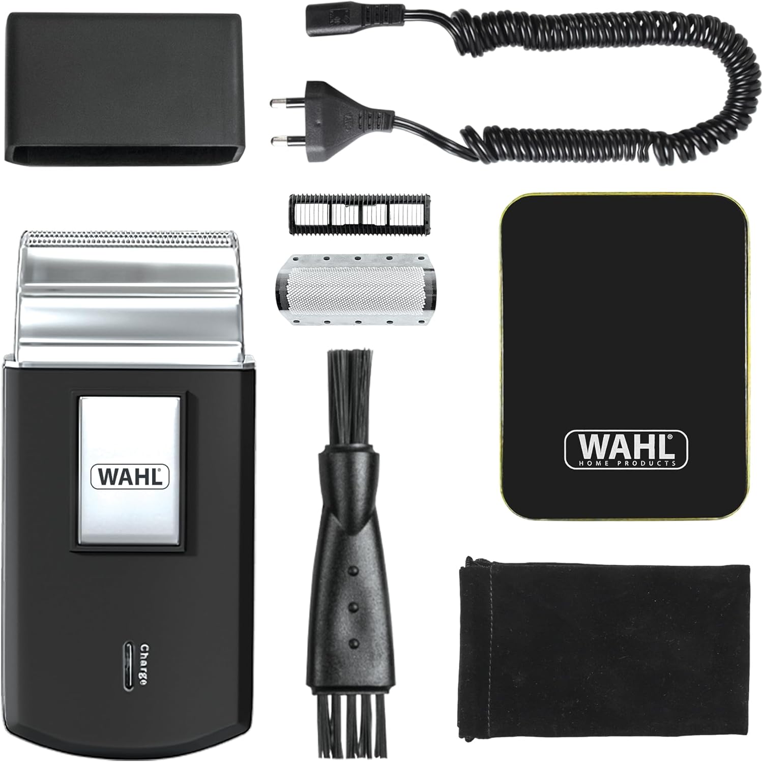 Wahl Travel Shaver - Cordless and rechargeable electric shaver for men