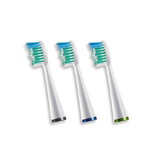 Waterpik SRRB-3E Large Replacement Brush Heads for SR3000 and Complete Care - Pack of 3