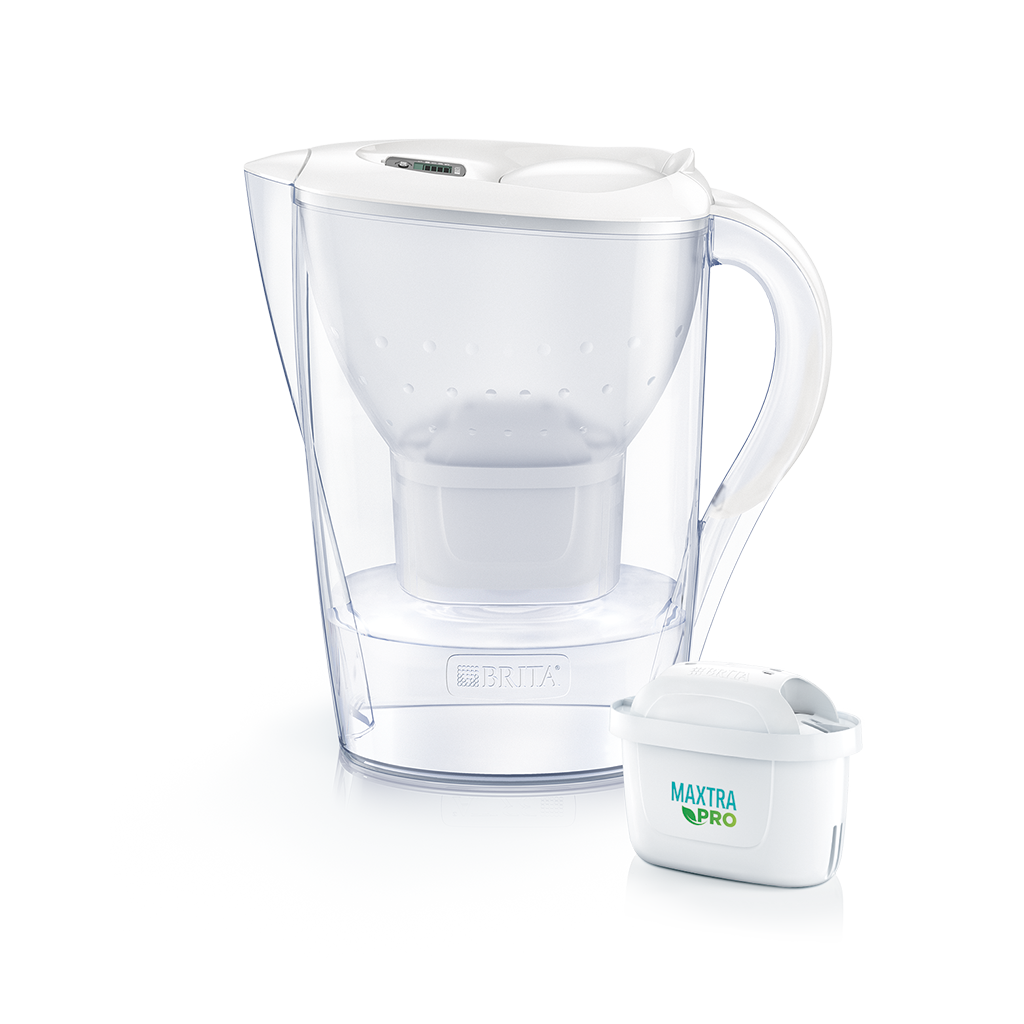 Brita Marella MAXTRA Pro Water Filter Jug - MicroFlow Technology - 2.4L - White