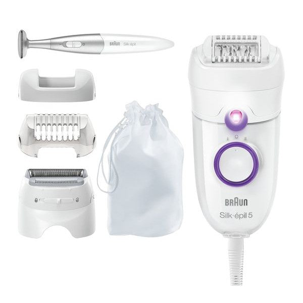 BRAUN Silk-épil 5-825 Epilator - White & Purple