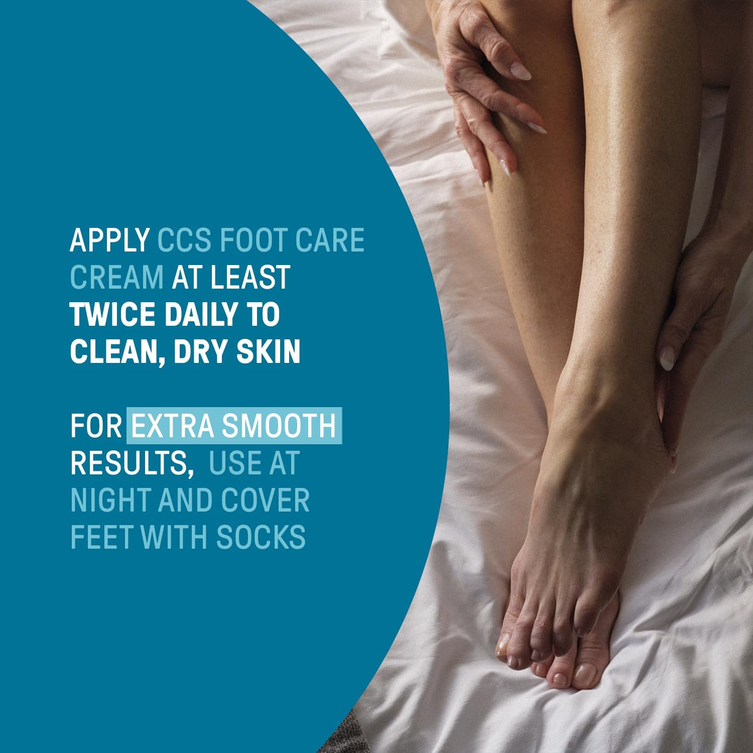 CCS Professional Foot Care Cream, 60 ml, 10 Percent Urea, Softens & Prevents Dry, Rough Skin