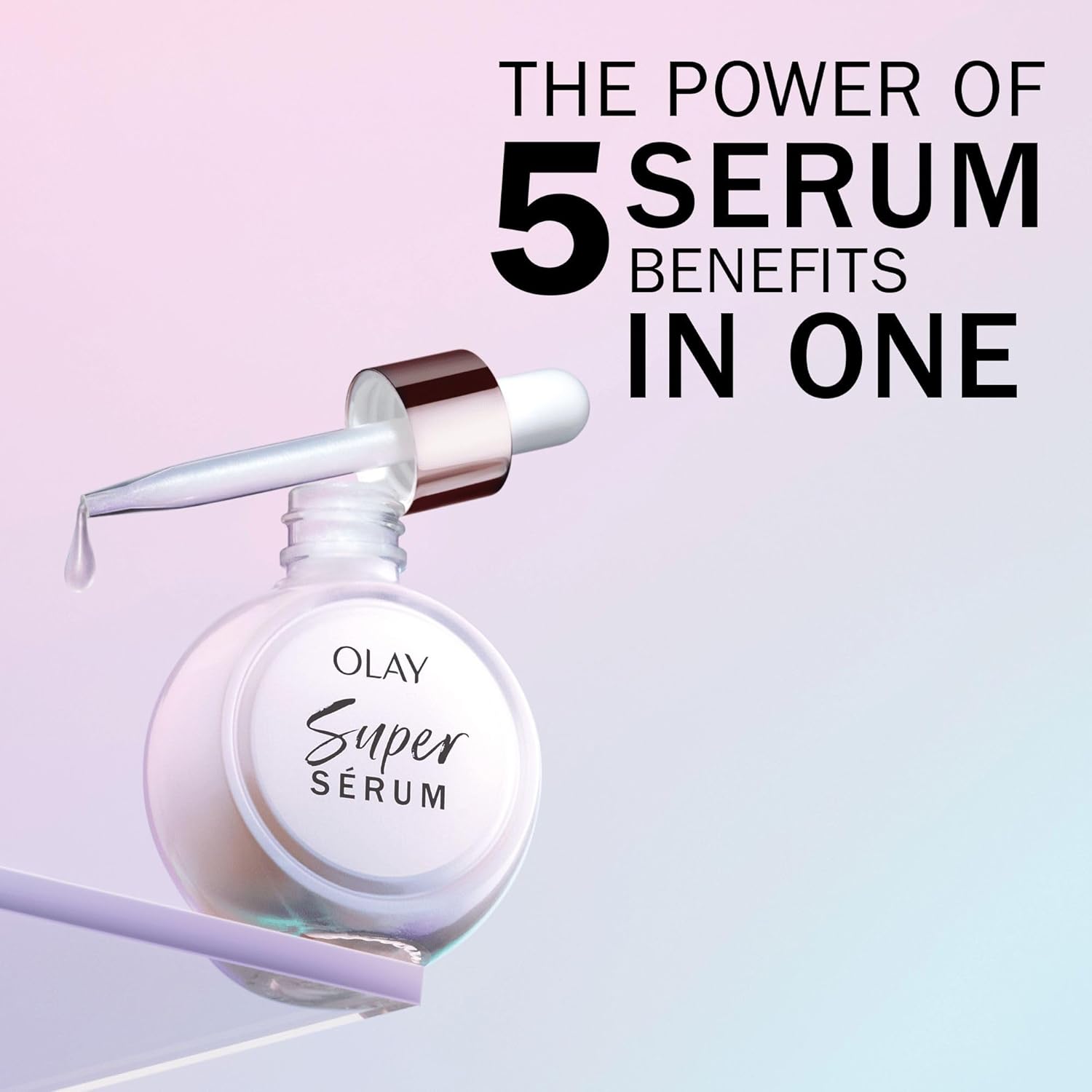 Olay Super Serum, Vitamin C Serum for Face, with Niacinamide, Collagen Peptide, Skincare for Anti Ageing & Brightening, 30ml