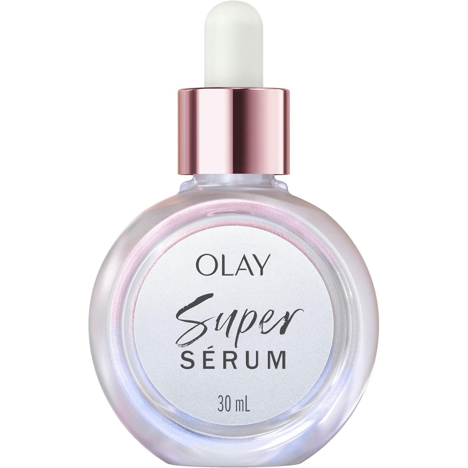 Olay Super Serum, Vitamin C Serum for Face, with Niacinamide, Collagen Peptide, Skincare for Anti Ageing & Brightening, 30ml