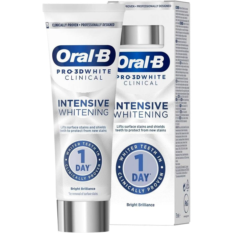 Oral-B Pro 3D White Clinical Bright Brilliance Toothpaste 75ml