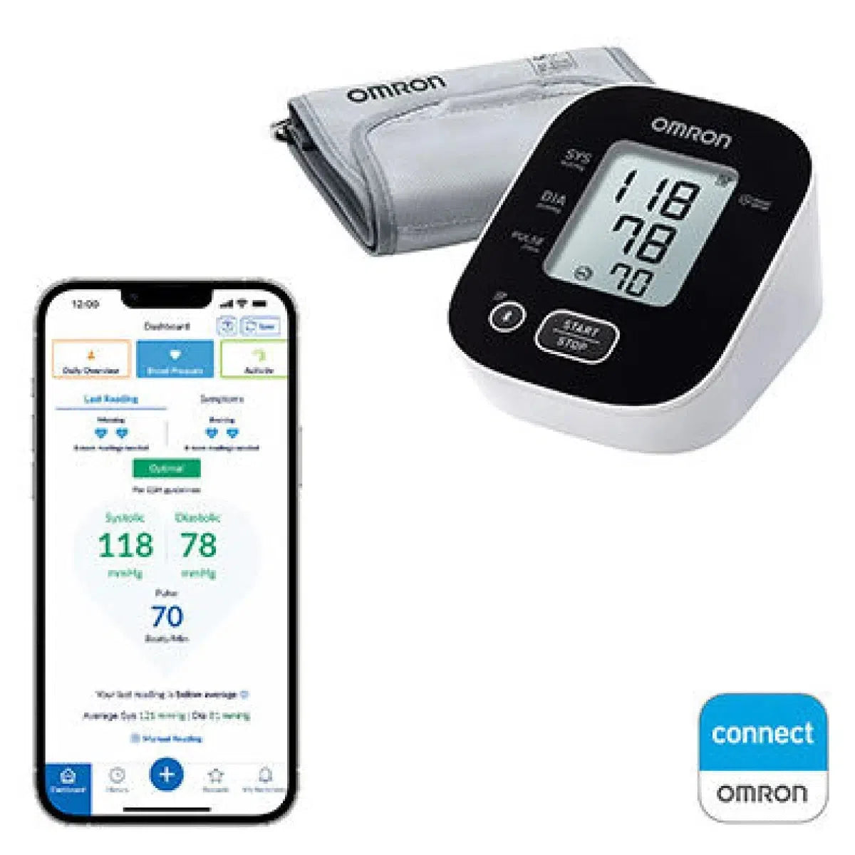 Omron M2 Intelli IT Automatic Blood Pressure Monitor - 22 - 32 cm Cuff