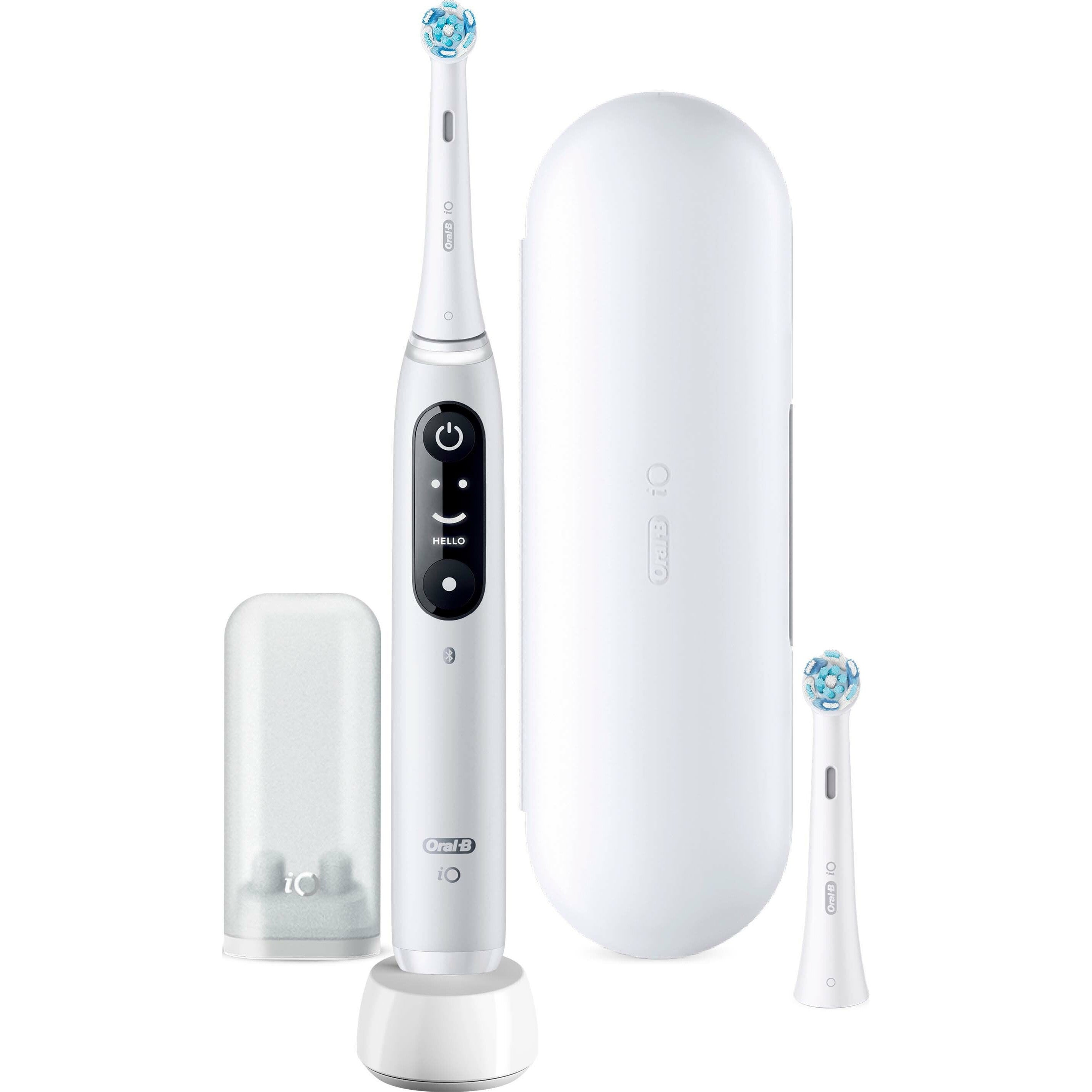 Oral-B iO 6 Electric Toothbrush with Revolutionary Magnetic Technology and Micro Vibrations - White