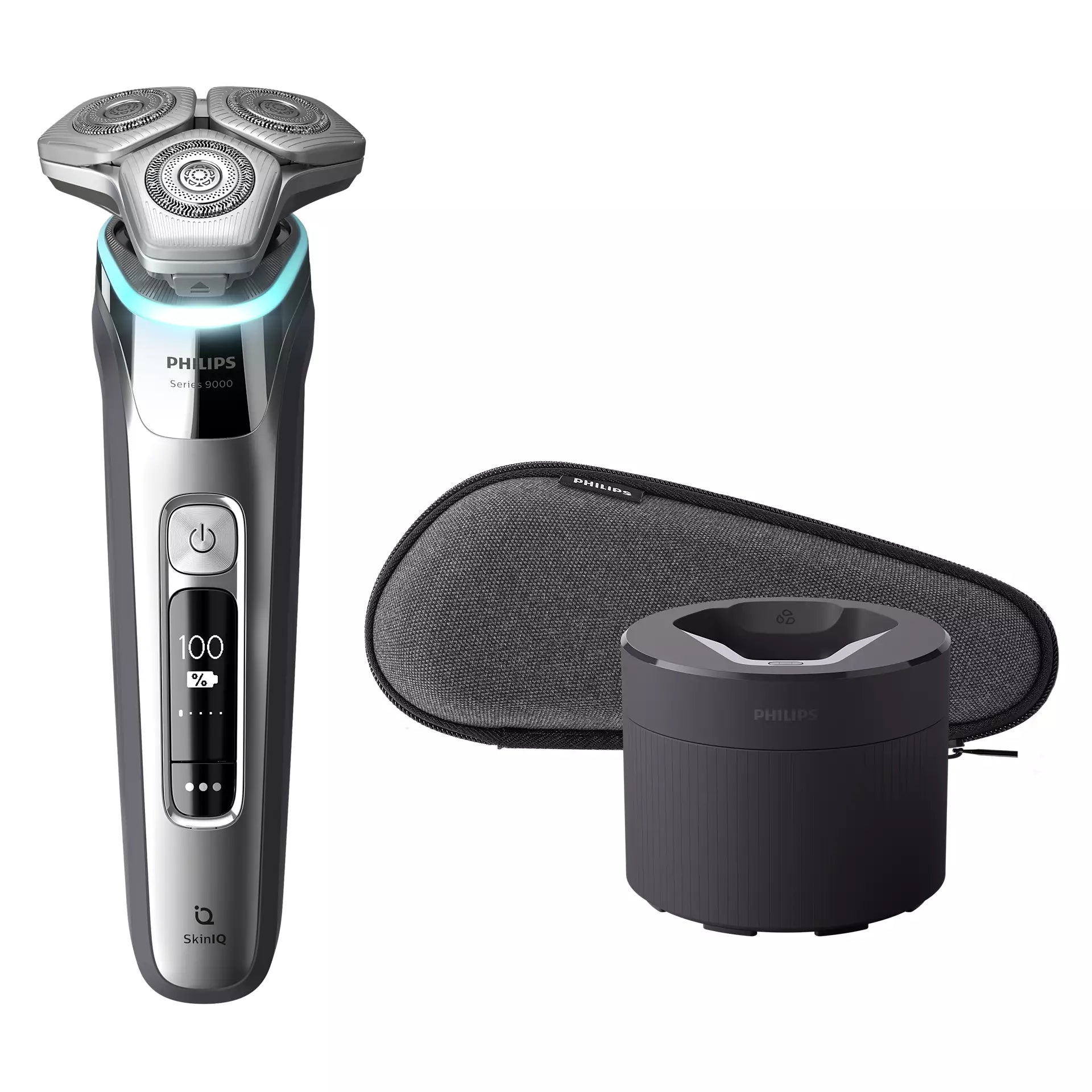 Philips Series 9000 Wet and Dry Electric Shaver S9985/50 with SkinIQ Technology