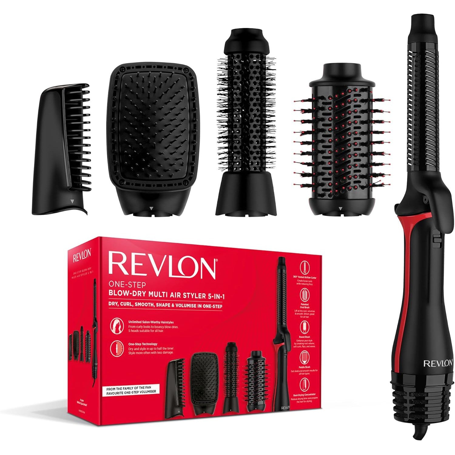 REVLON One-Step™ Blow-Dry Multi Air Styler 5-in-1 - RVDR5371UK