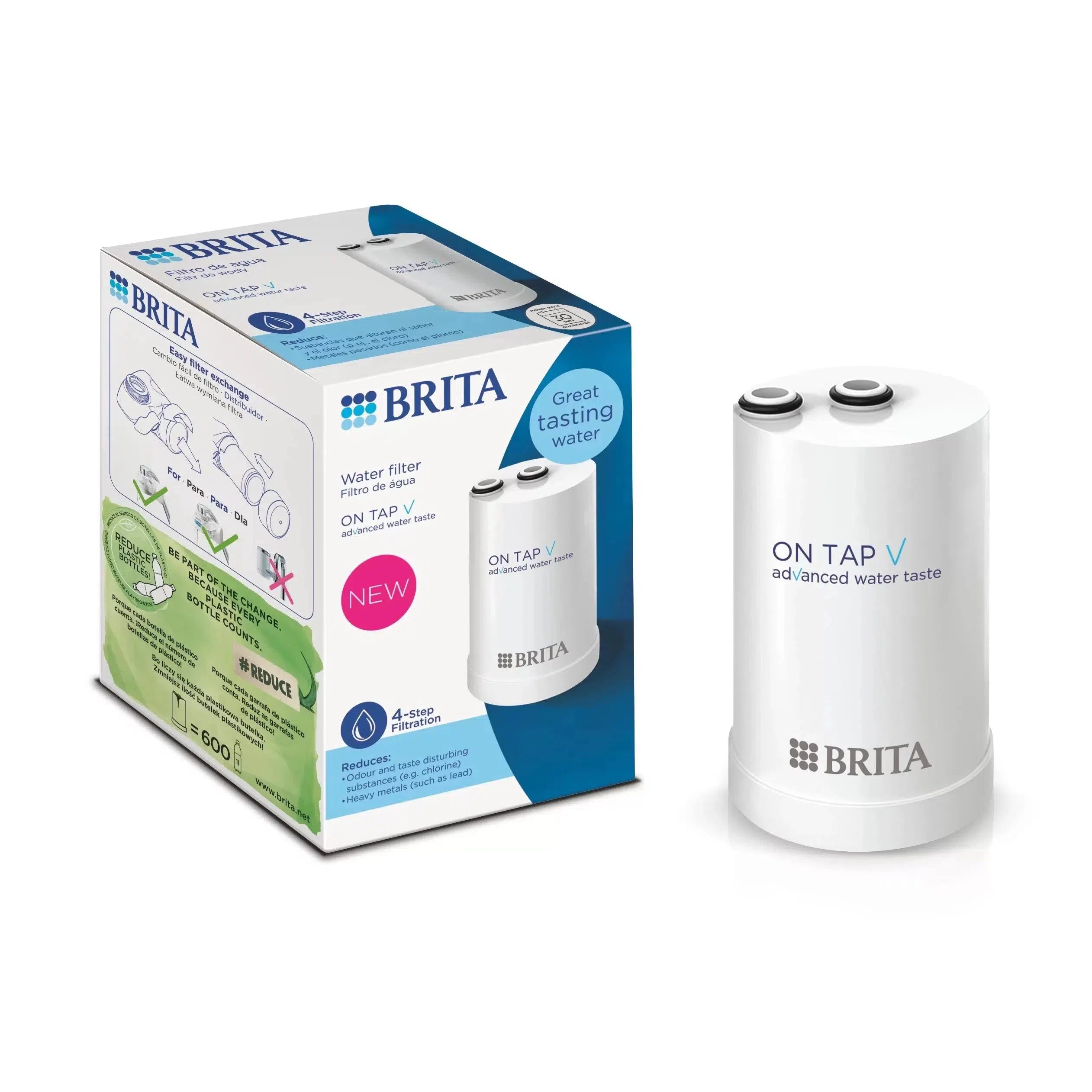 Brita On Tap V Water Filter HF Cartridge - Powerful Fibre Filtration, 1 Pack