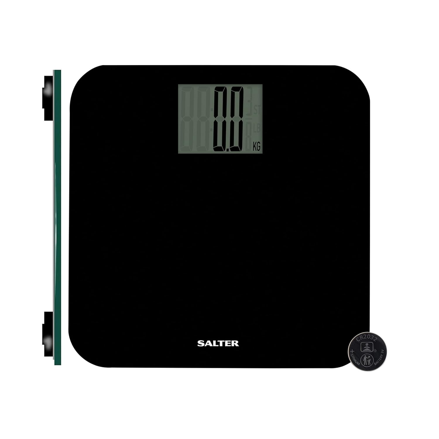 Salter Max 250kg  / 39st 6 lb Digital Bathroom Scale – Weighing Scales For Body Weight, Supersize LCD Display - Model Number - 9049 BK3R