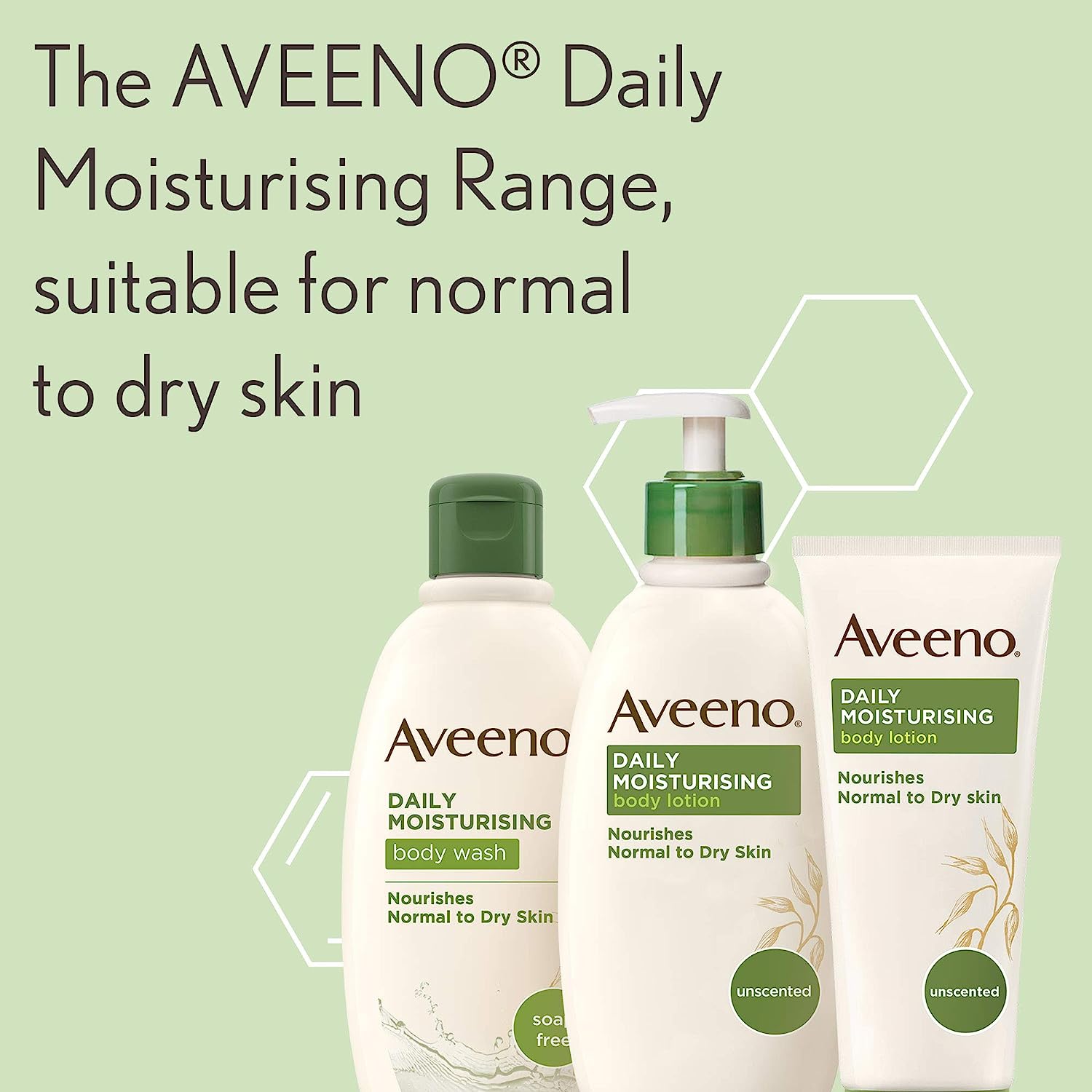 Aveeno Daily Moisturising Body Lotion, Normal to Dry Skin, 200ml