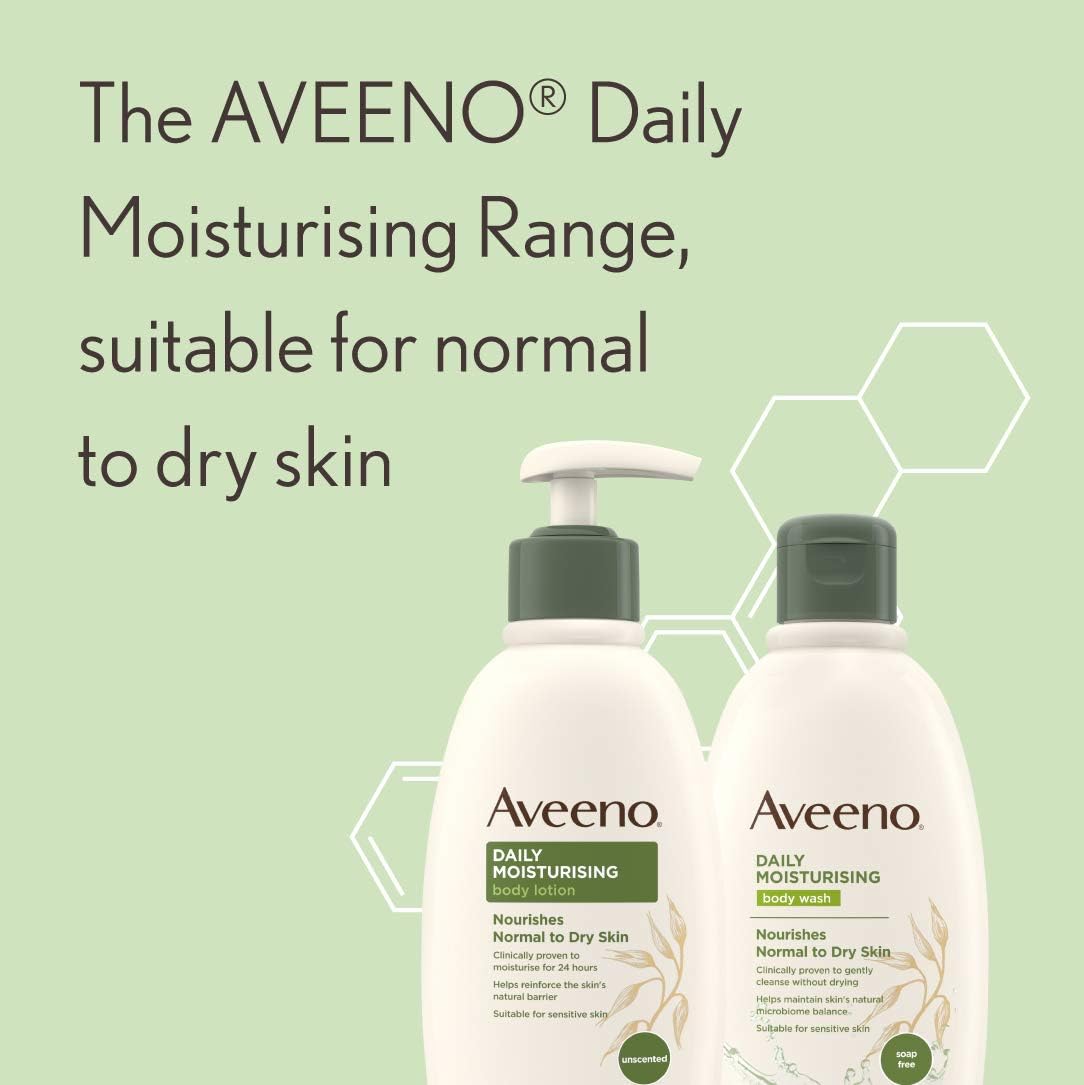 Aveeno Daily Moisturising Body Wash | Almond | 500ml - Healthxpress.ie