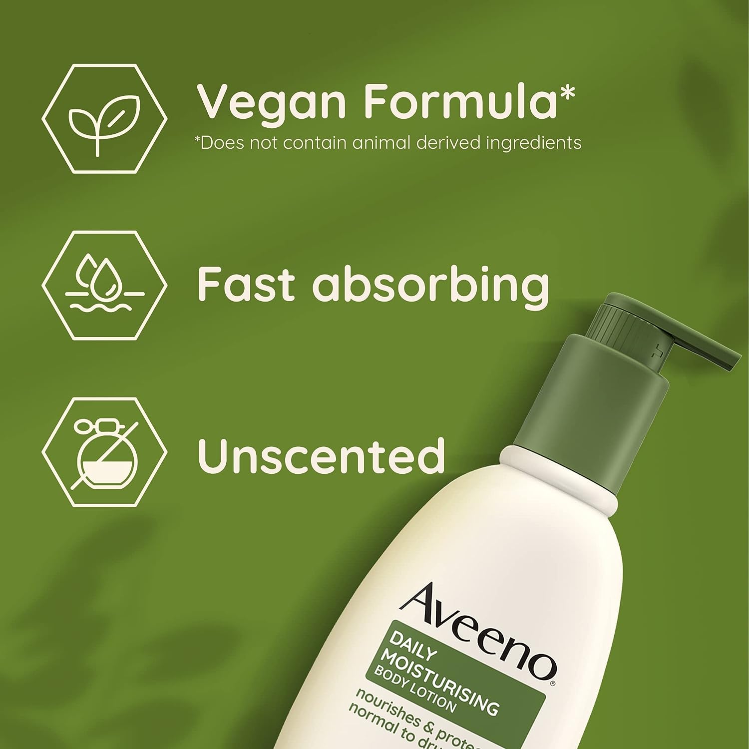 Aveeno Daily Moisturising Lotion For Normal to Dry Skin Care - Prebiotic Oatmeal and Glycerin 24 Hours 300 ml - Healthxpress.ie