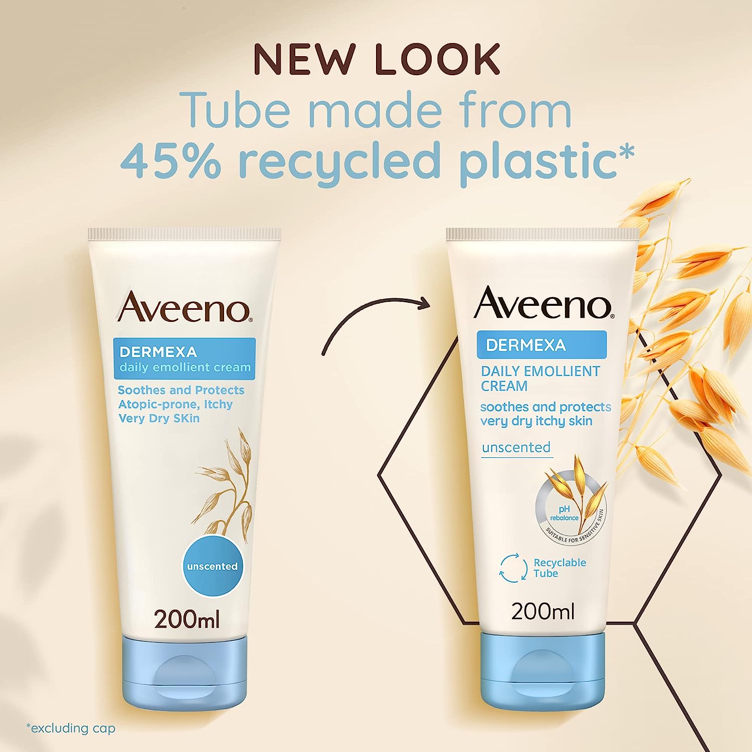 Aveeno Dermexa Daily Emollient Cream for very dry itchy skin 200 ml - Healthxpress.ie