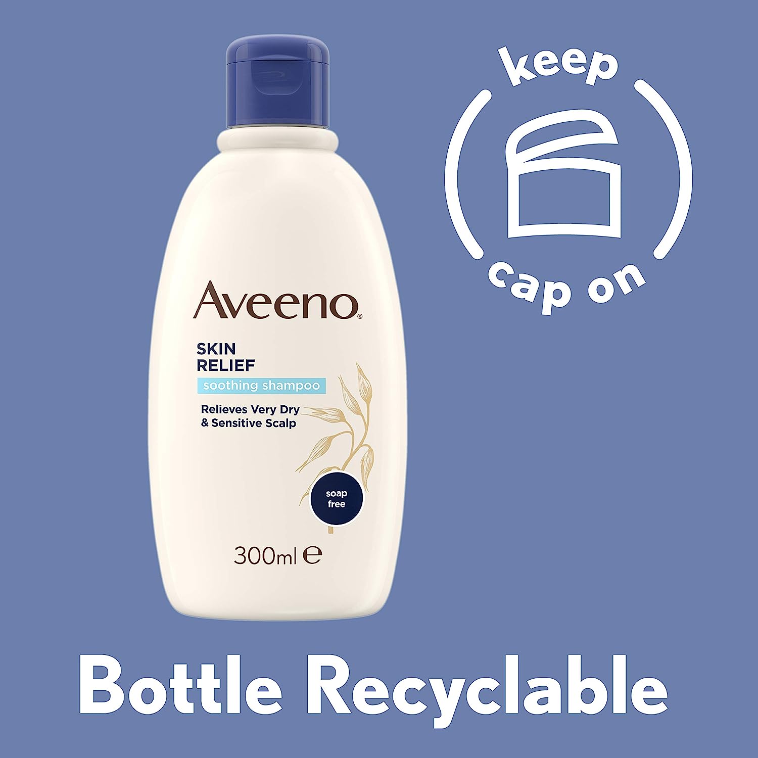 Aveeno Skin Relief Soothing Shampoo | Relieves Very Dry & Sensitive Scalp 300ml - Healthxpress.ie