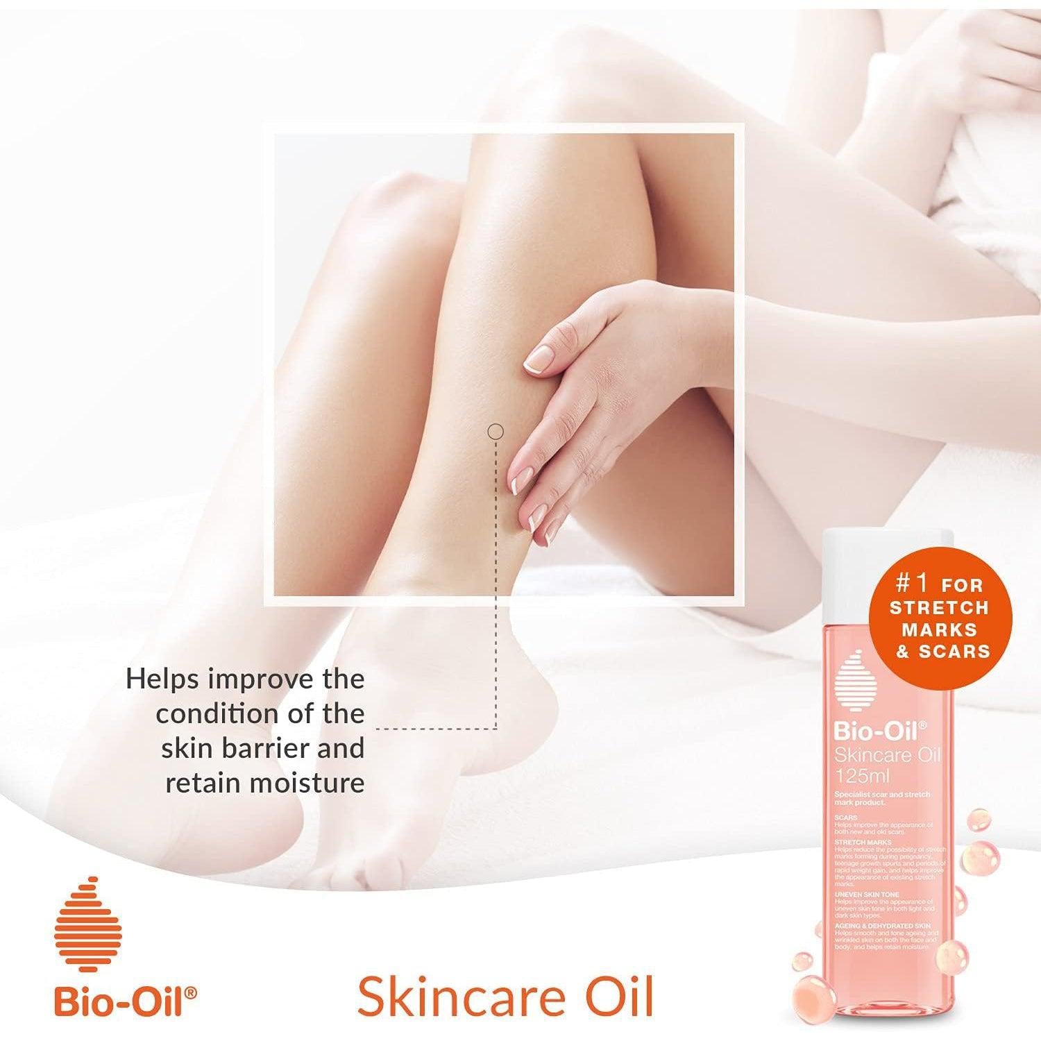 Bio-Oil Skincare Oil 60ml - Improve the Appearance of Scars, Stretch Marks and Skin Tone ,60ml