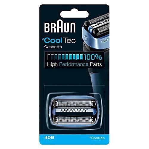 Braun 40B Men's CoolTec Shaver Cassette Replacement Part - Blue - Healthxpress.ie
