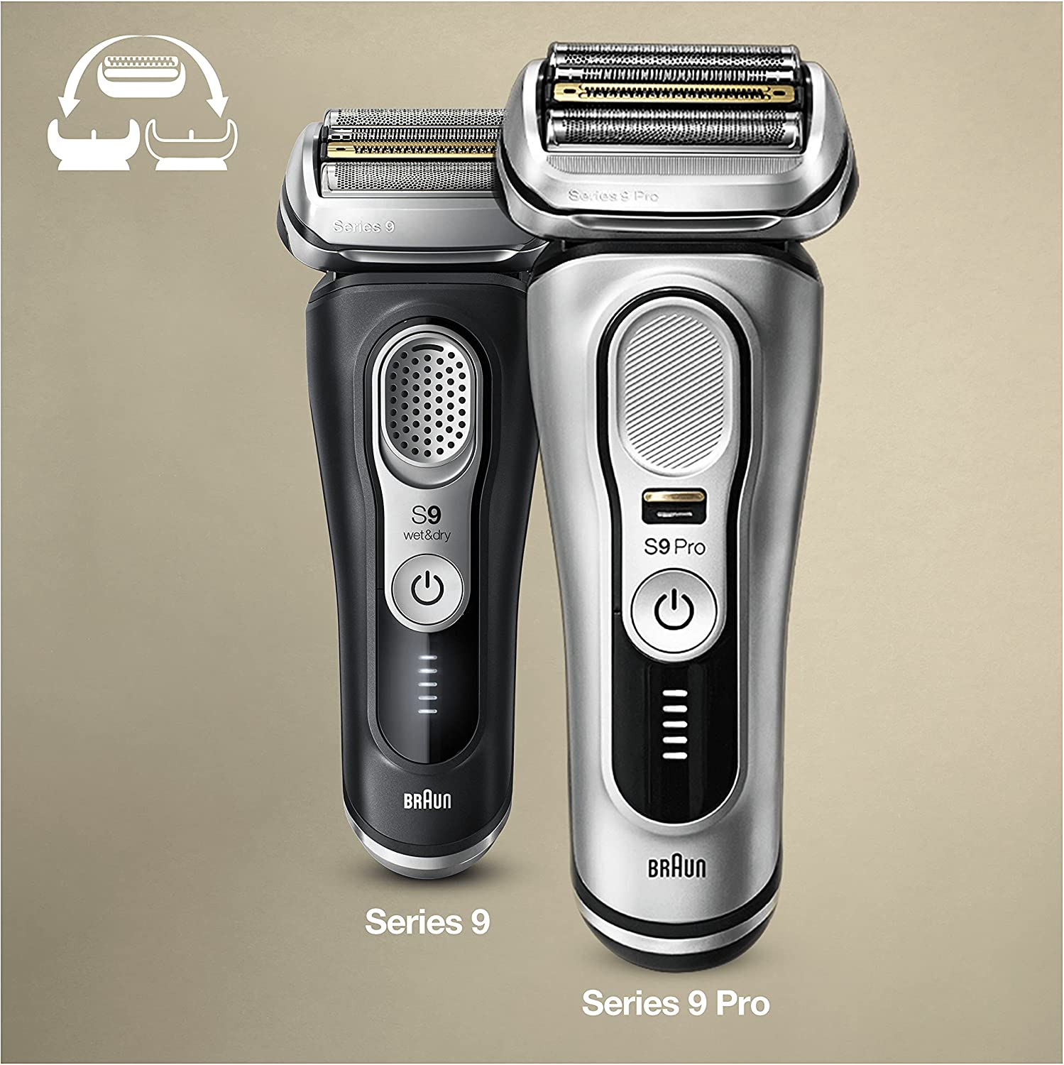 Braun 94M Replacement Shaver Head Cassette Silver Compatible with Series 9 Pro and Series 9 Razors - Healthxpress.ie