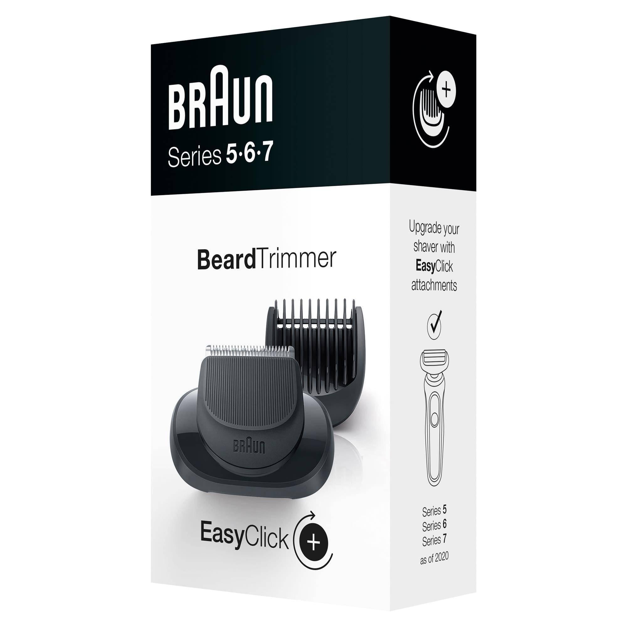 Braun EasyClick Beard Trimmer Attachment for Braun Series 5, 6 and 7 Shaver - 2020 Models Only - Healthxpress.ie