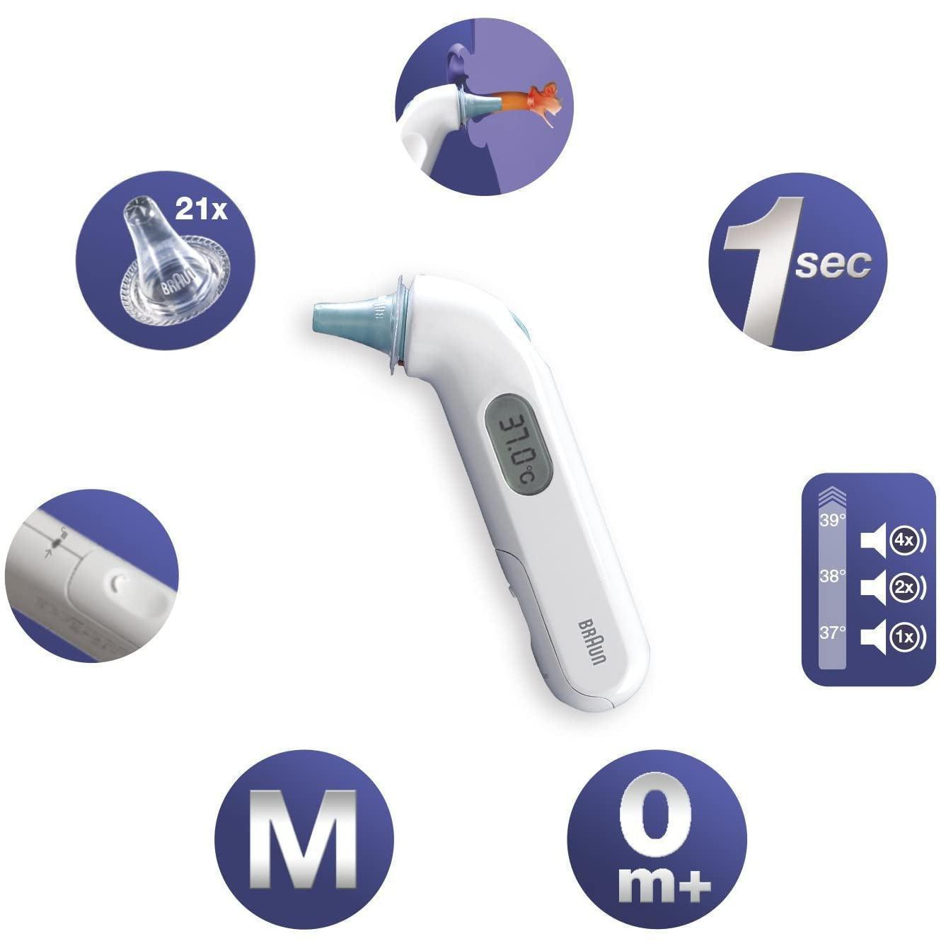 Braun IRT3030 ThermoScan 3 Infrared Ear Thermometer