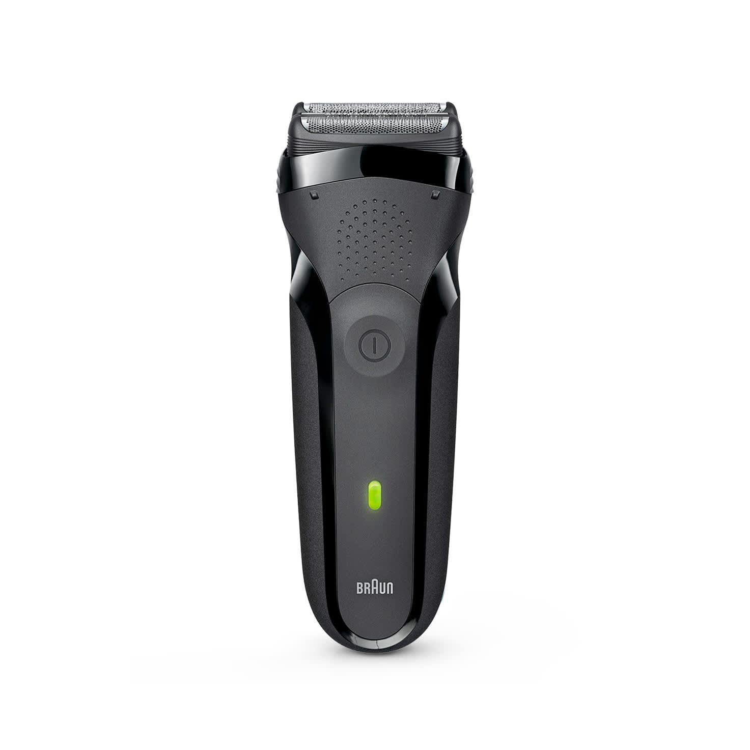 Braun Men's Series 3 300s Waterproof Electric Shaver with Protection Cap - Black - Healthxpress.ie