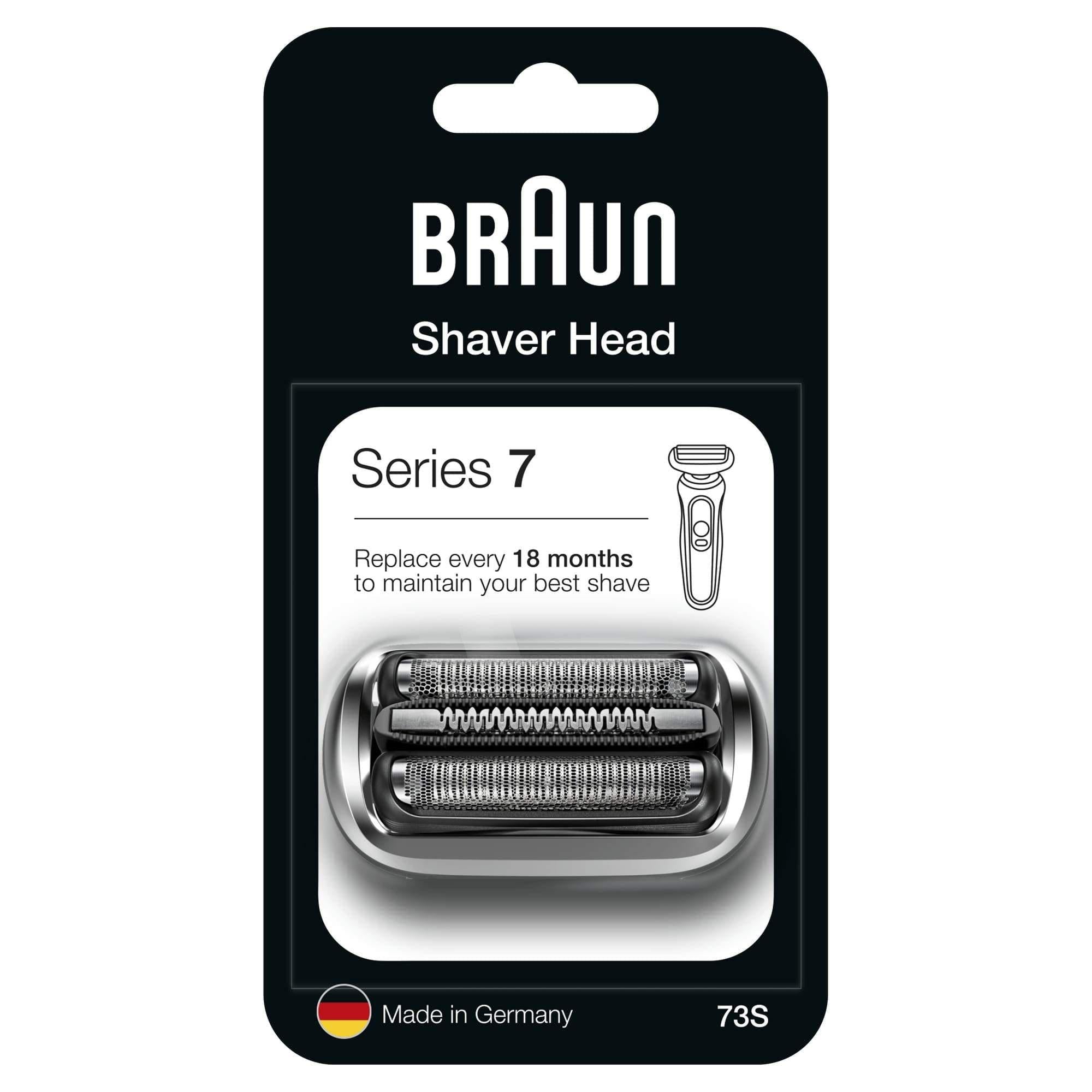 Braun Series 7 Cassette 73S Replacement Head for New Generation Series 7, Silver - Healthxpress.ie