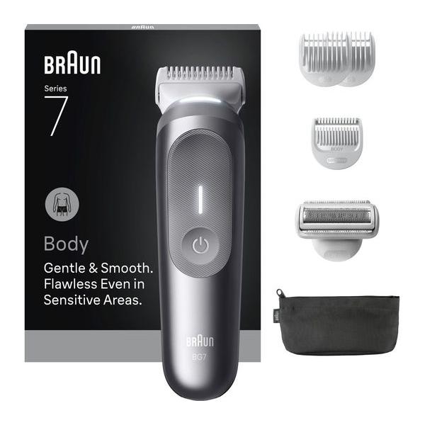 BRAUN Series 7 BG7550 Wet & Dry Body Groomer - Grey