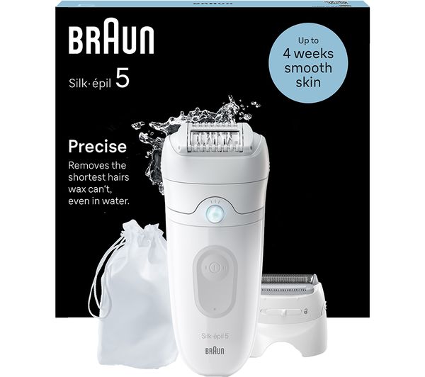 BRAUN Silk-épil 5 5-041 Wet & Dry Epilator - White