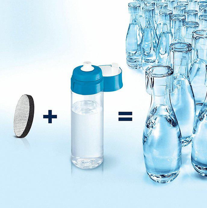 BRITA Fill & Go Vital Water Bottle with MicroDisc Filter - Blue, 600 mL - Healthxpress.ie