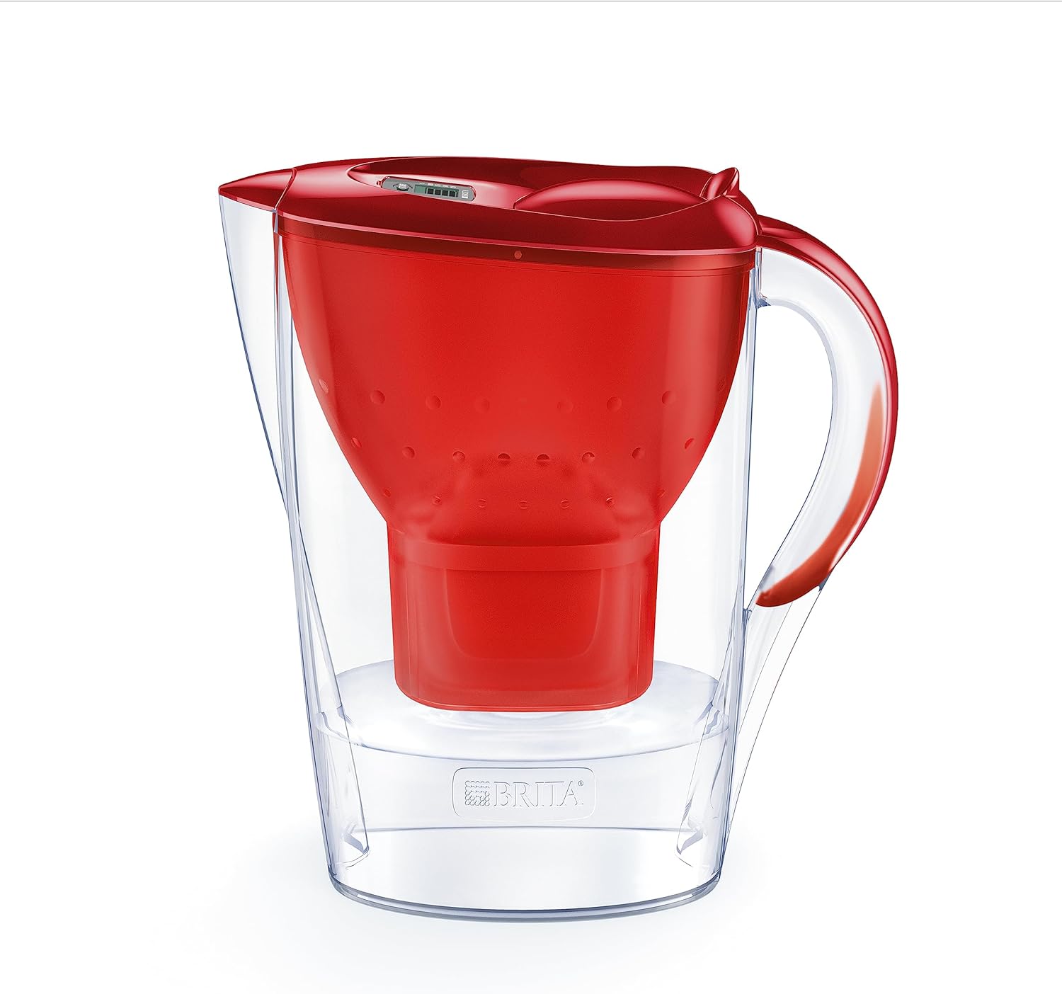 BRITA Marella Water Filter Jug with Maxtra Pro Red 2.4l