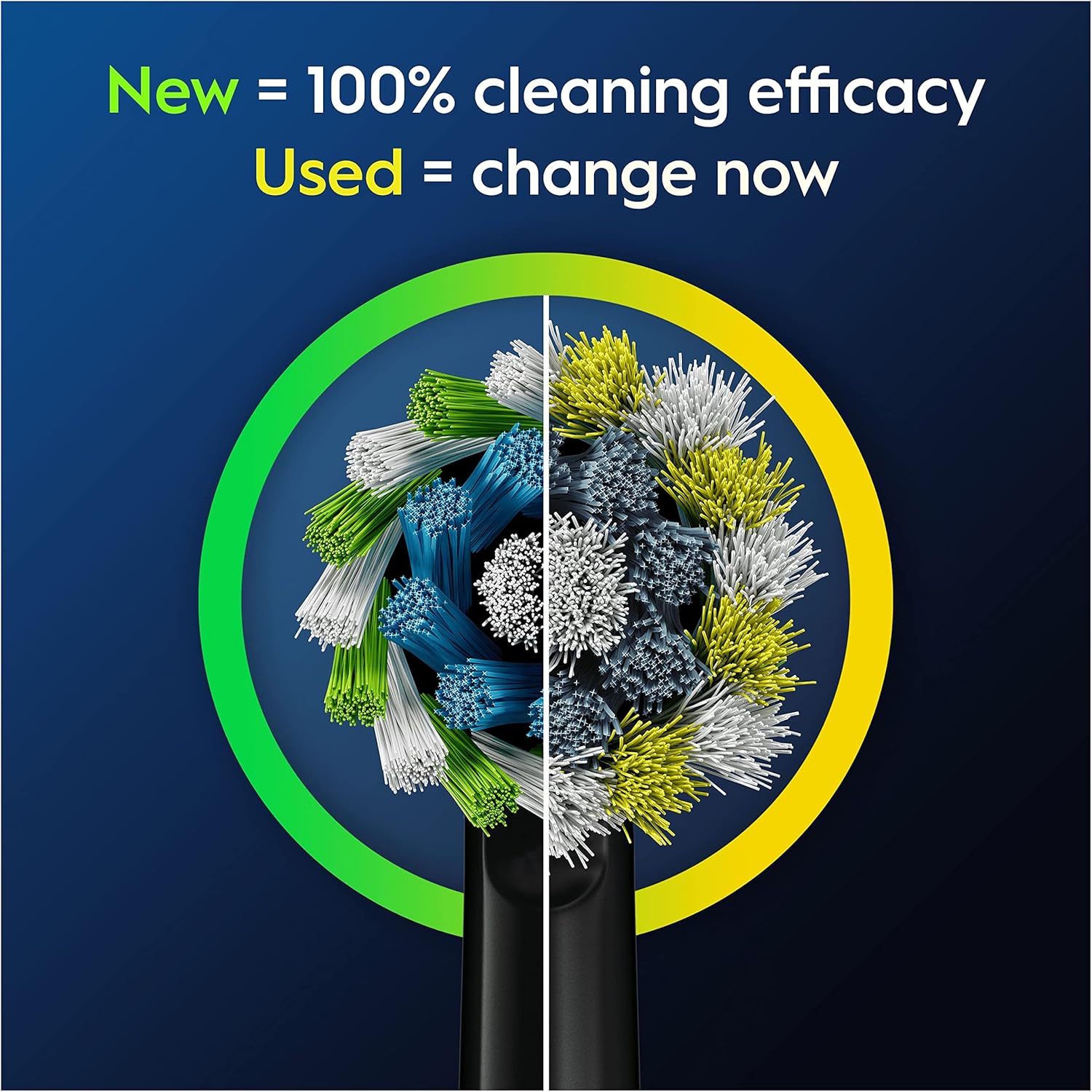 Oral-B Pro Cross Action Black 10pk Toothbrush Heads - Eco Pack