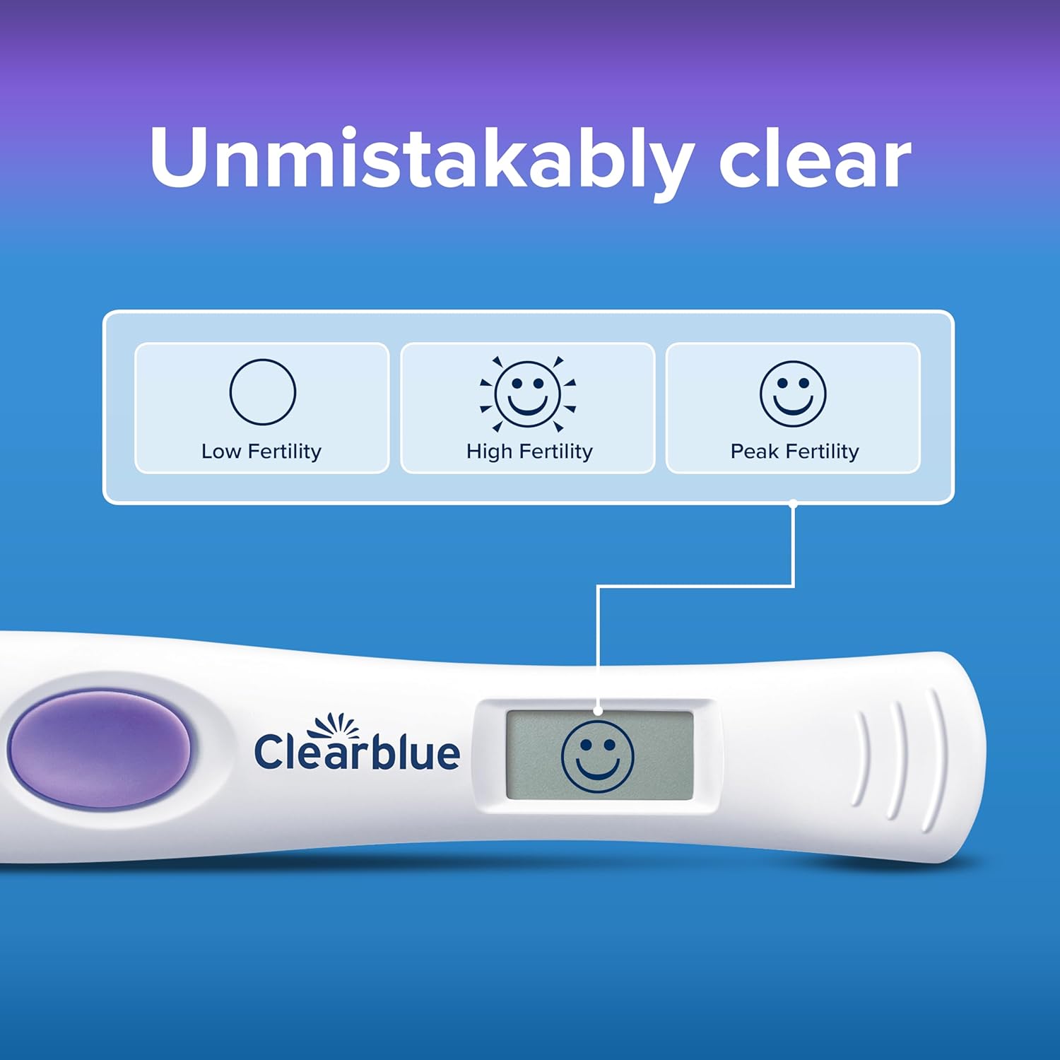 Clearblue Advanced Digital Ovulation Test Kit (OPK). Double Your Chances of Getting Pregnant, 1 Digital Holder and 30 Ovulation Tests, Try The Free Clearblue Period & Cycle Tracker App